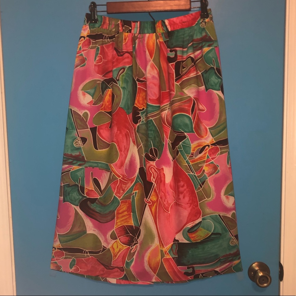 Vintage Colorful A-Line/Full Skirt